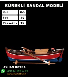 Kürekli Sandal Maketi Kod K3 Ebat 40X10