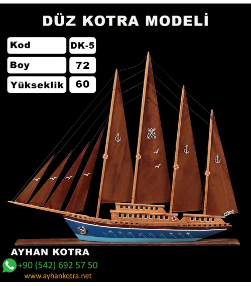 Düz Kotra Maketleri Kod DK5 Ebat 67X60